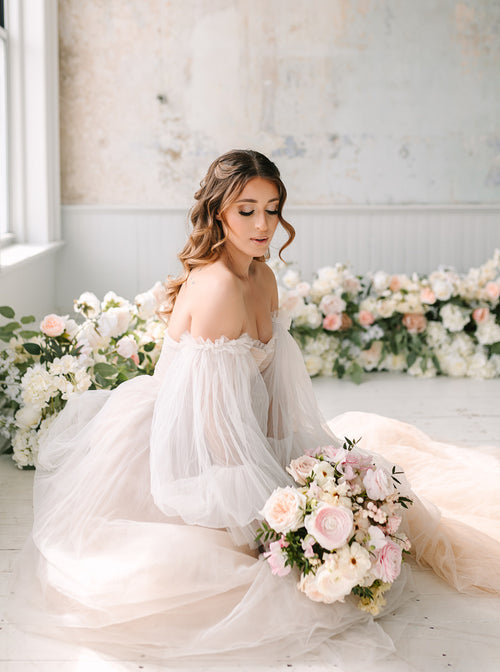 The Charlotte aisle flowers