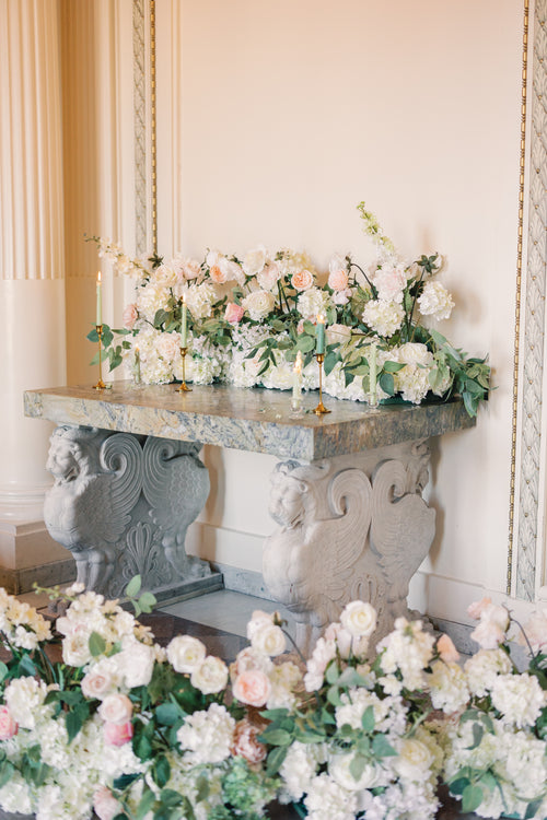 The Charlotte aisle flowers