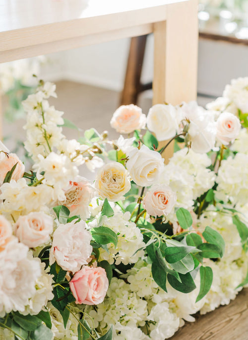 The Charlotte aisle flowers