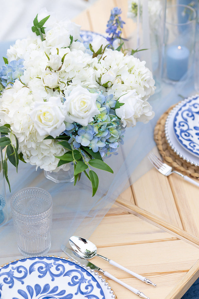Hydrangea Low centerpieces
