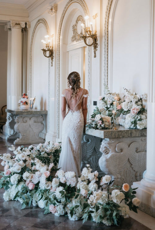 The Charlotte aisle flowers